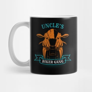 Uncle's Biker Gang Father's Day Mug